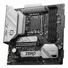 Tarjeta Madre Msi B760m Project Zero, Lga 1700, 4xddr5 7800 Mhz, 192gb, Requiere Gabinete Especial, Btf